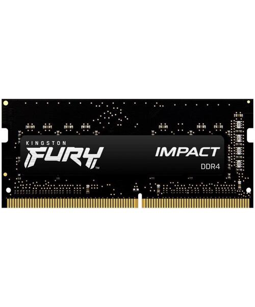 Kingston FURY Impact/SO-DIMM DDR4/16GB/3200MHz/CL20/1x16GB/Black