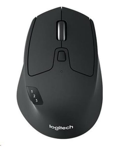 Logitech M720/Ergonomická/Optická/Pro praváky/1 000 DPI/Bezdrátová Bluetooth/Černá