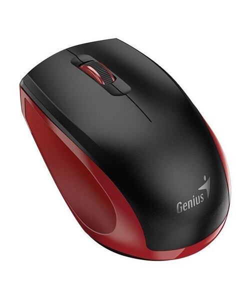 Genius NX-8006S/Kancelářská/Optická/Bezdrátová USB/Černá-červená