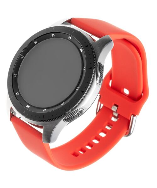 Silikonový řemínek FIXED Silicone Strap s Quick Release 20mm pro smartwatch, červený