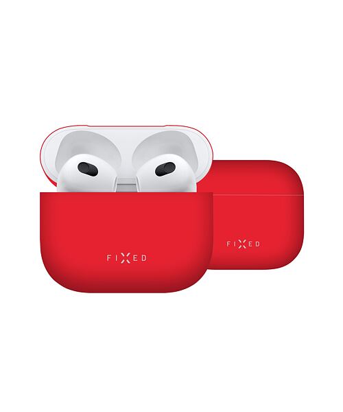 FIXED Silky for Apple Airpods 3, red