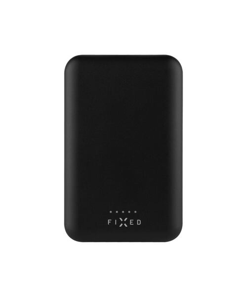 Powerbanka FIXED MagZen s bezdrátovým nabíjením a podporou Magsafe, 6 000 mAh, černá