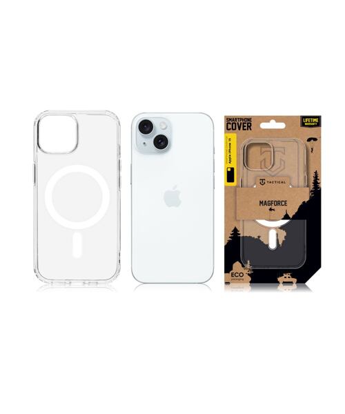 Tactical MagForce Kryt pro Apple iPhone 15 Transparent