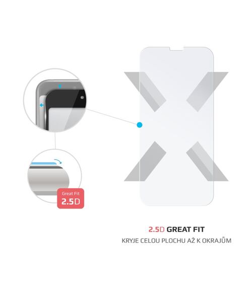Ochranné tvrzené sklo FIXED pro Apple iPhone 15 Pro, čiré