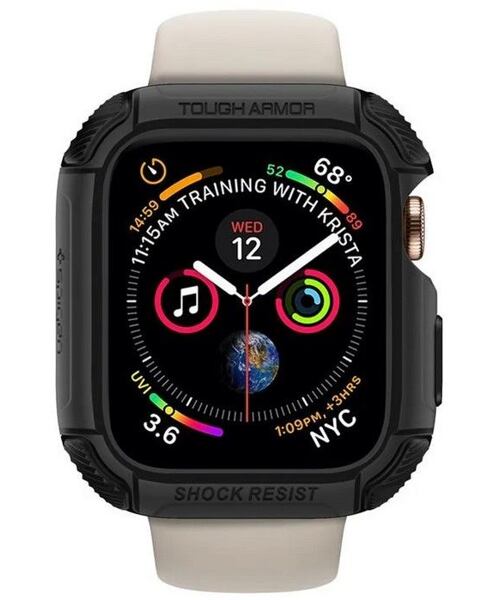 Spigen Tough Armor kryt Apple Watch 4 44mm černý