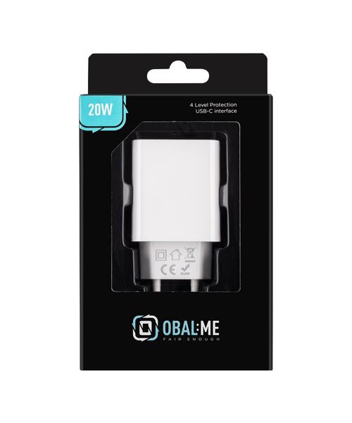 OBAL:ME Cestovní Nabíječka USB-C 20W White
