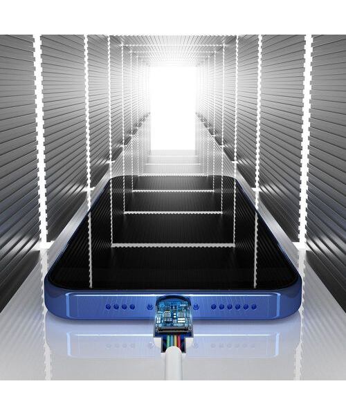 Baseus Lightning Simple Wisdom cable (2pcs/set) 2.4A 1.5m White (TZCALZJ-02)