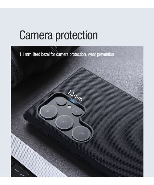 Nillkin Super Frosted PRO Magnetic Zadní Kryt pro Samsung Galaxy S24 Ultra Black
