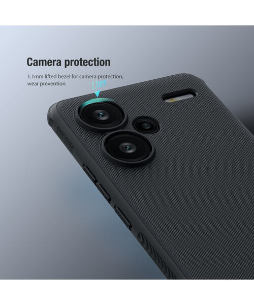 Nillkin Super Frosted PRO Zadní Kryt pro Xiaomi Redmi Note 13 Pro+ 5G Deep Green