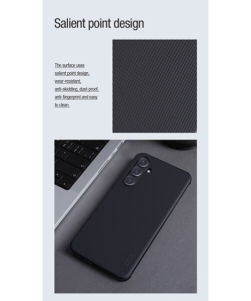 Nillkin Super Frosted PRO Magnetic Zadní Kryt pro Samsung Galaxy A55 5G Black