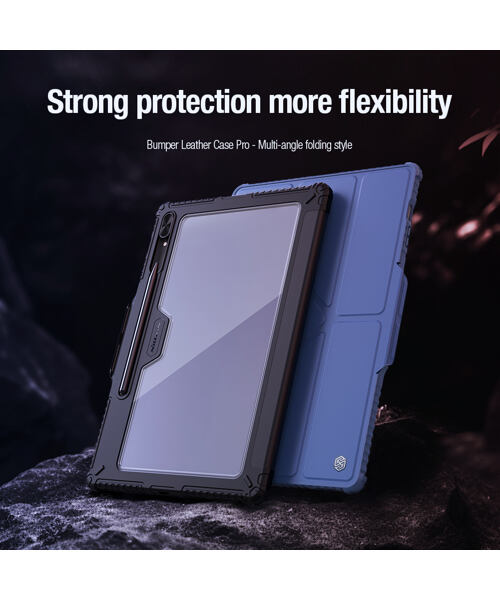Nillkin Bumper PRO Protective Stand Case Multi-angle pro Samsung Galaxy Tab S9 Ultra/S10 Ultra Black