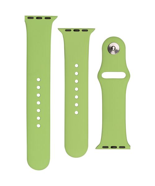 Set silikonových řemínků FIXED Silicone Strap pro Apple Watch 38/40/41mm, mentolový