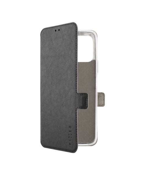 Tenké pouzdro typu kniha FIXED Topic pro Honor X8 5G/X6/70 Lite 5G, černé