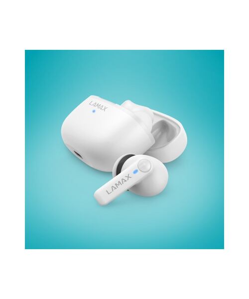 LAMAX Clips1 Play - špuntová sluchátka - bílé