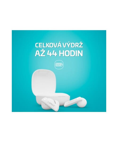 LAMAX Clips1 ANC- špuntová sluchátka - bílé