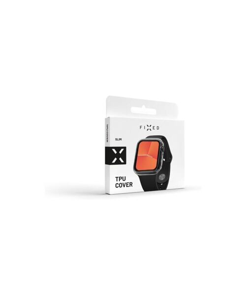 TPU gelový kryt FIXED Story pro Apple Watch Series 9 41mm, čirý