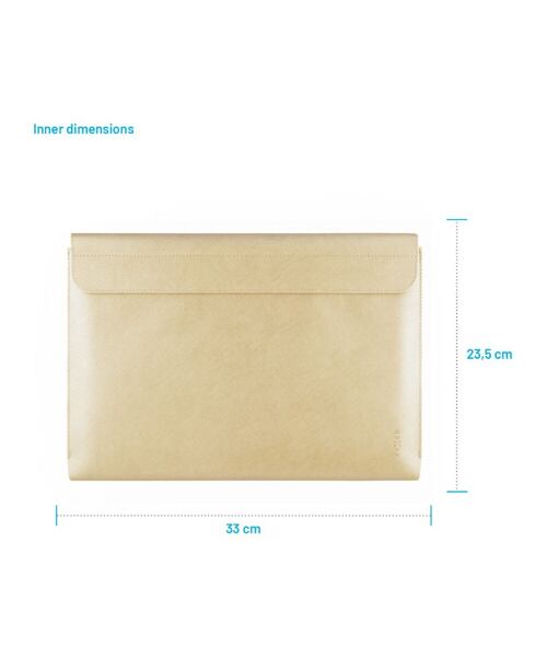 Pouzdro FIXED York pro notebooky o úhlopříčce do 13", světle žluté