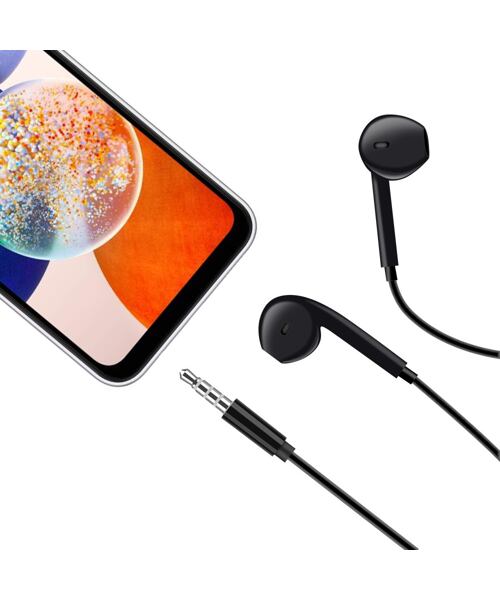 OBAL:ME Drátová Sluchátka 3.5mm Jack Black