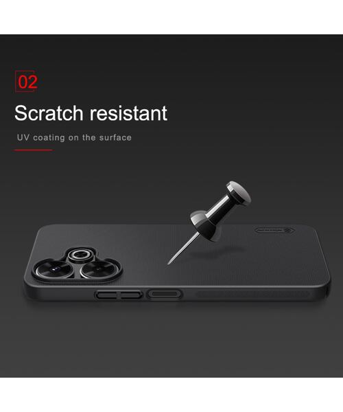 Nillkin Super Frosted Zadní Kryt pro Xiaomi Redmi 13 4G/Poco M6 4G Black