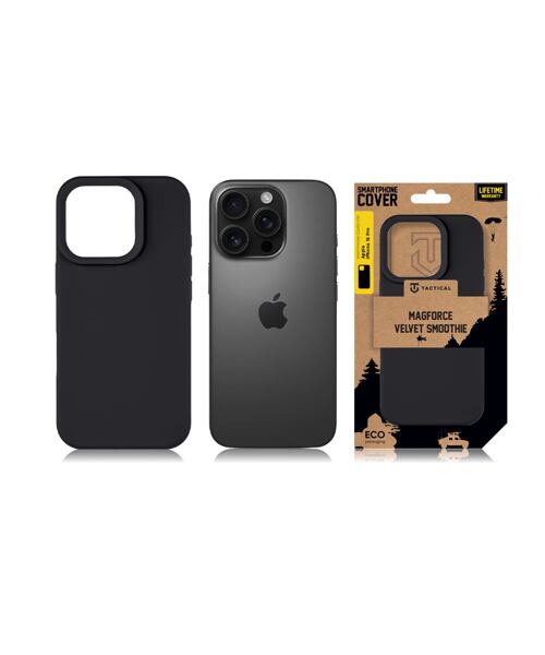 Tactical MagForce Velvet Smoothie Kryt pro Apple iPhone 16 Pro Asphalt