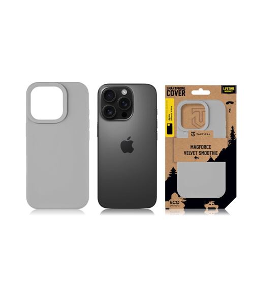 Tactical MagForce Velvet Smoothie Kryt pro Apple iPhone 16 Pro Foggy