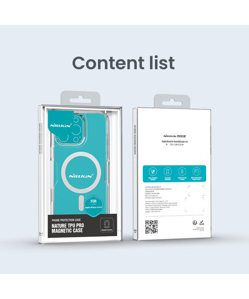 Nillkin Nature TPU PRO Magnetic Kryt pro Apple iPhone 16 Pro Transparent