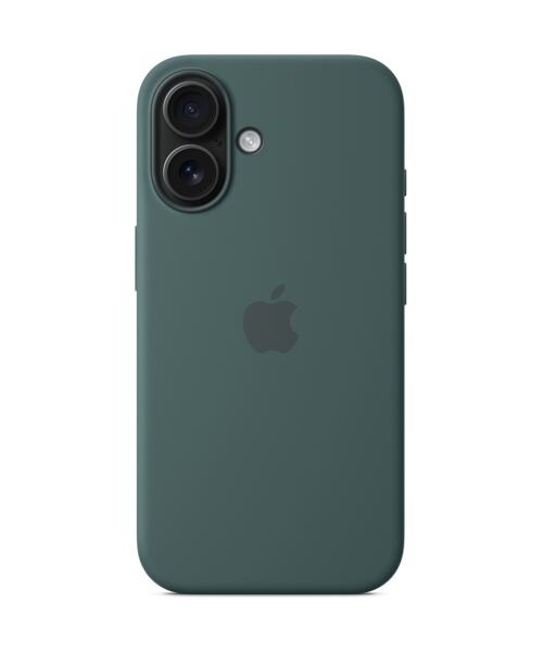 MYY83ZM/A Apple Silikonový Kryt vč. Magsafe pro iPhone 16 Lake Green