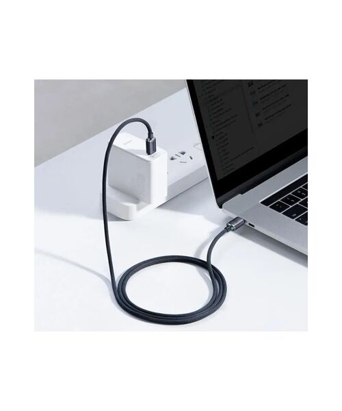 Baseus CAJY000601 Crystal Shine Series Datový Kabel USB-C - USB-C 100W 1,2m Black