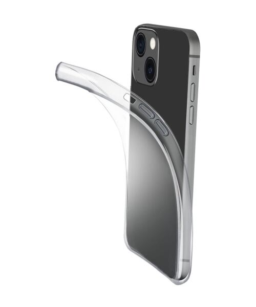 Extratenký zadní kryt CellularLine Fine pro Apple iPhone 14, transparentní