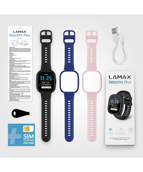 LAMAX WatchY4 Plus Black