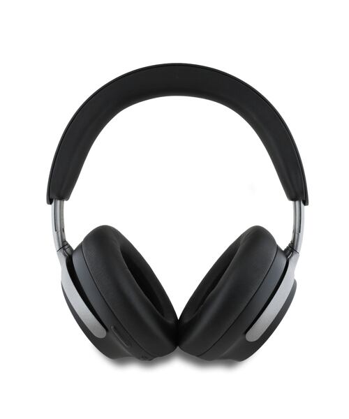 Guess PU Leather Script Logo ANC/ENC Bezdrátová Sluchátka Black