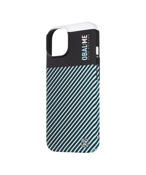 OBAL:ME Flossy Stripes Kryt pro Apple iPhone 14 Black/Sky Blue