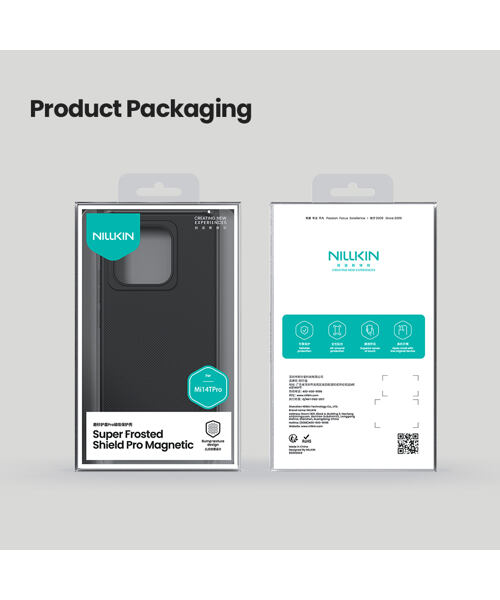 Nillkin Super Frosted PRO Magnetic Zadní Kryt pro Xiaomi 14T Pro Black