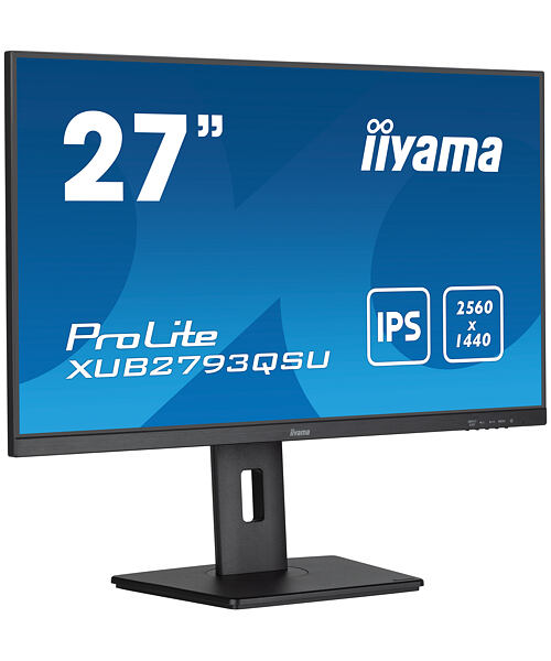 iiyama XUB2793QSU-B7 počítačový monitor 68,6 cm (27") 2560 x 1140 px Wide Quad HD LED Černá
