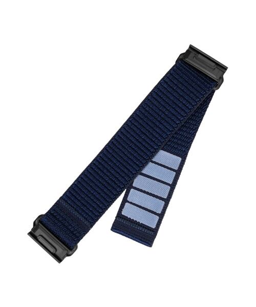 Nylonový řemínek FIXED Nylon Sporty Strap pro Garmin QuickFit 22mm, tmavě modrý