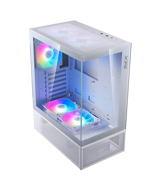 Adata XPG INVADER X MINI/Midi Tower/Transpar./Bílá