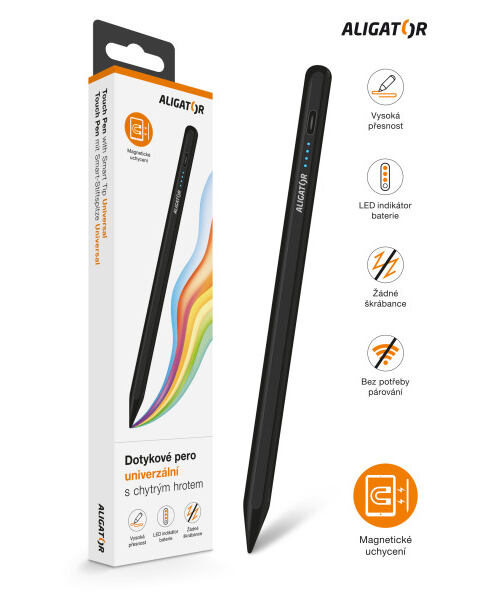 Dotykové pero Aligator univerzální, černé