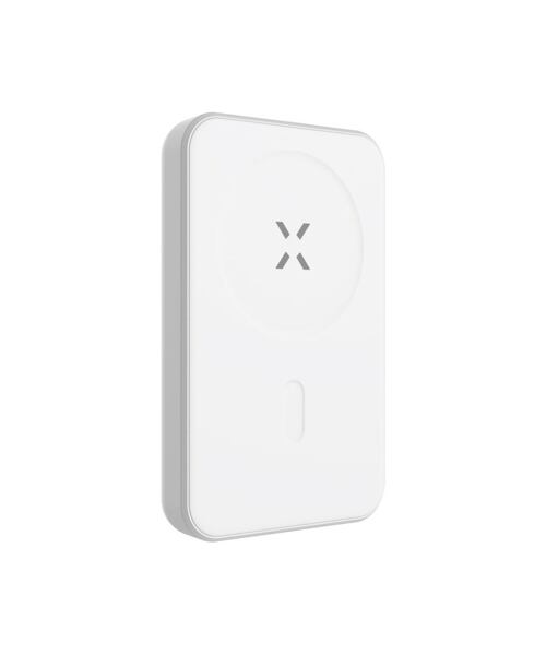 Powerbanka FIXED MagZen s bezdrátovým nabíjením a podporou Magsafe, 6 000 mAh, bílá