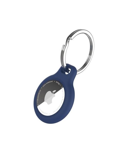 Silikonové pouzdro FIXED silky pro Apple AirTag, modré