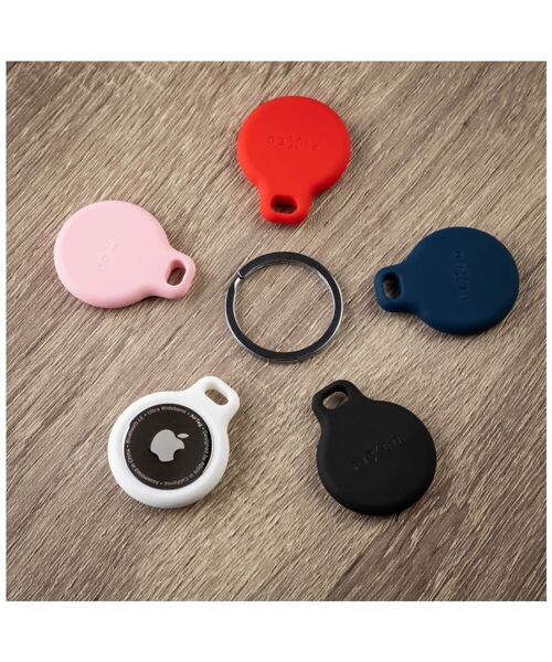 Silikonové pouzdro FIXED silky pro Apple AirTag, bílé