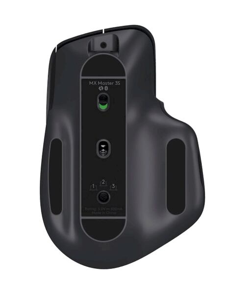 Logitech MX Master 3S/Kancelářská/Laserová/Pro praváky/8 000 DPI/USB+BT/Grafitová