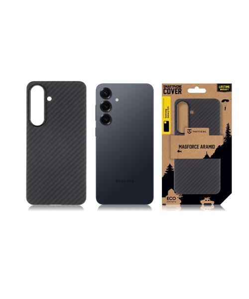 Tactical MagForce Aramid Kryt pro Samsung Galaxy S25 Black