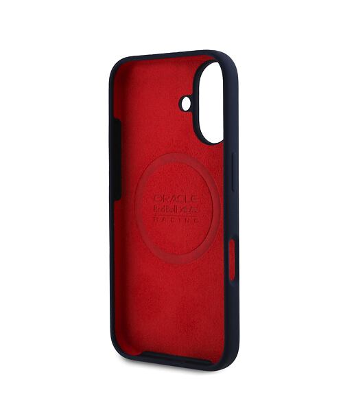 Red Bull Silicone Red Ring MagSafe Zadní Kryt pro iPhone 16 Plus Navy