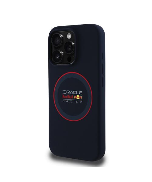 Red Bull Silicone Red Ring MagSafe Zadní Kryt pro iPhone 16 Pro Max Navy