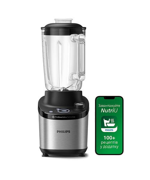 Philips 7000 series HR3760/00 mixér Stojací mixér 1500 W Černá, Metalická