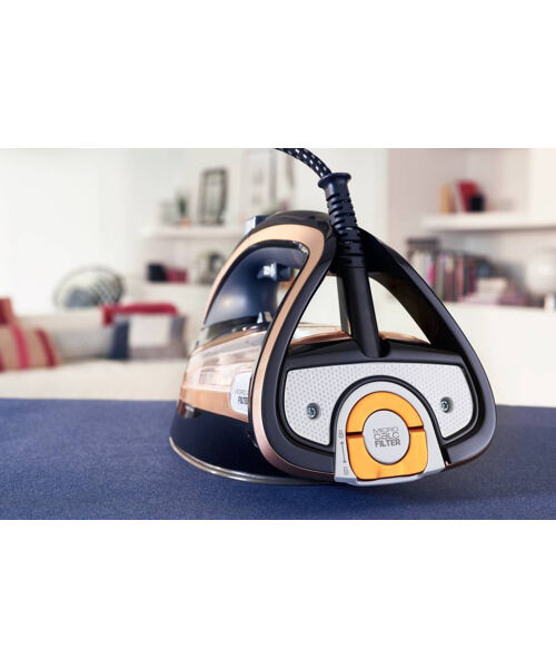 Tefal FV9865E0 žehlička Suché i parní žehlení Samočisticí žehlicí plocha z durilia 3000 W Černá, Zla