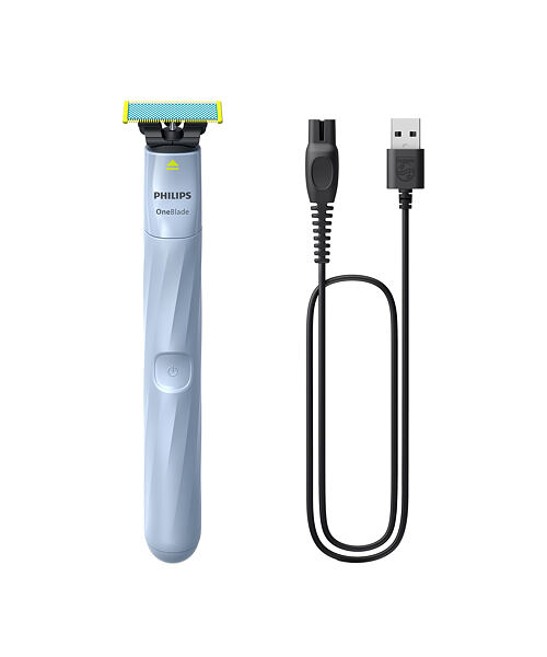 Philips OneBlade First Shave QP1324/20 zastřihovač, Ni-MH baterie, vodotěsný, USB-A