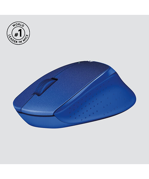 Logitech Wireless Mouse M330 Silent Plus, blue