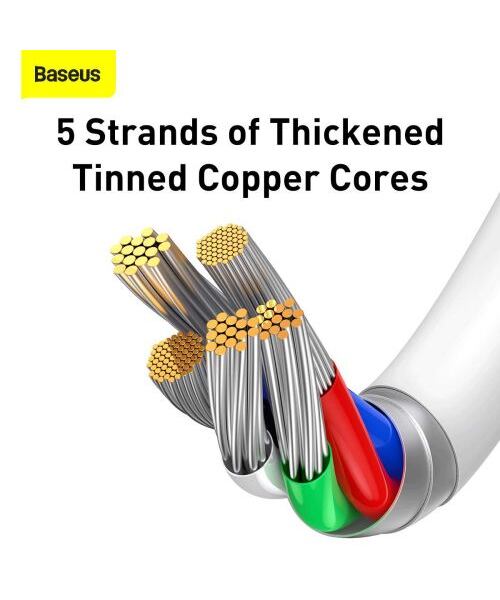 Baseus datový kabel Superior USB-C/Lightning 1m 20W bílý