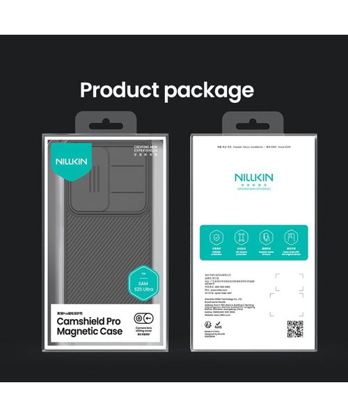 Nillkin CamShield PRO Magnetic Zadní Kryt pro Samsung Galaxy S25 Ultra Black
